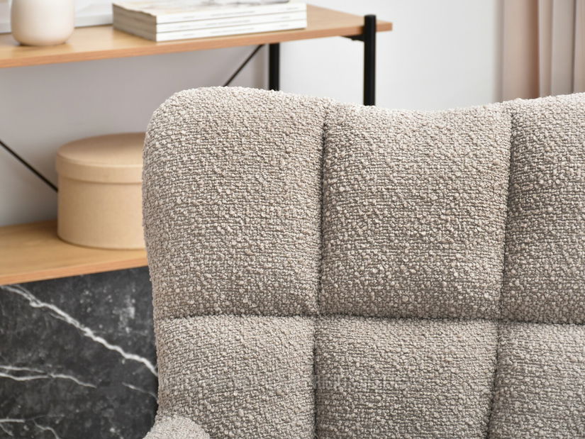 Křeslo Kikino (béžová + černá)