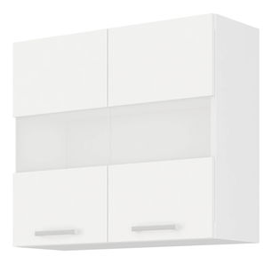 Horní kuchyňská skříňka Edris 80 GS 72 2F (bilá)