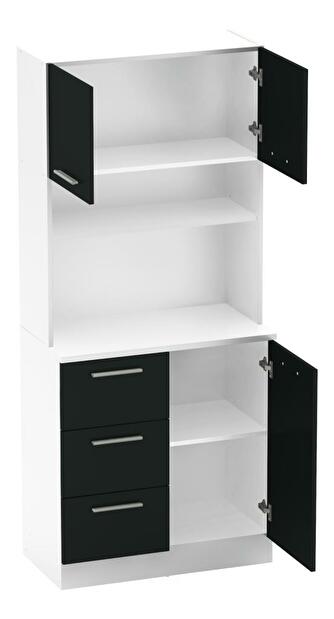 Kuchyňský kout Lester NEW (bílá + černá)