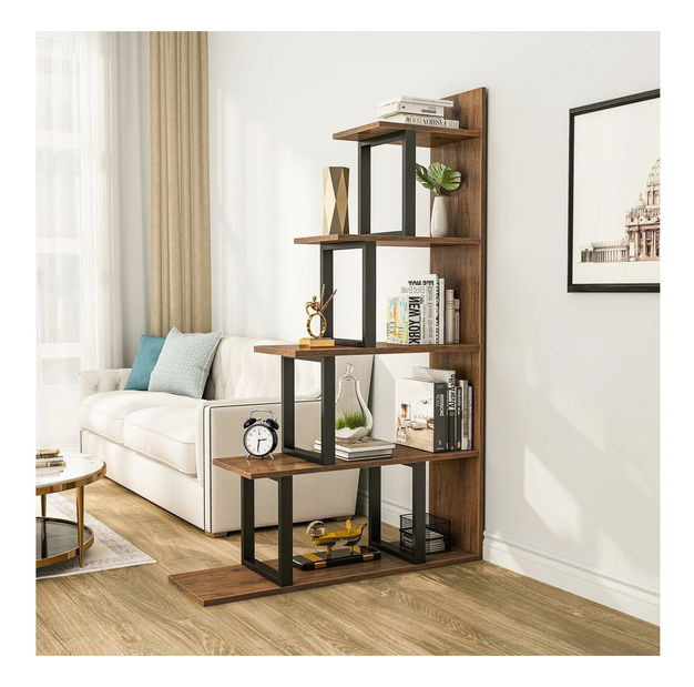 Regál Saidy (hnědá + černá)