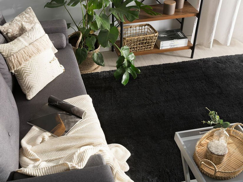 Koberec 300 cm Emeralda (černá)