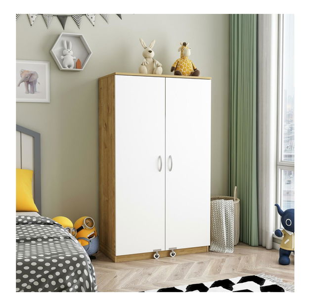 Potravinová kuchyňská skříňka Passek (dub bílý)