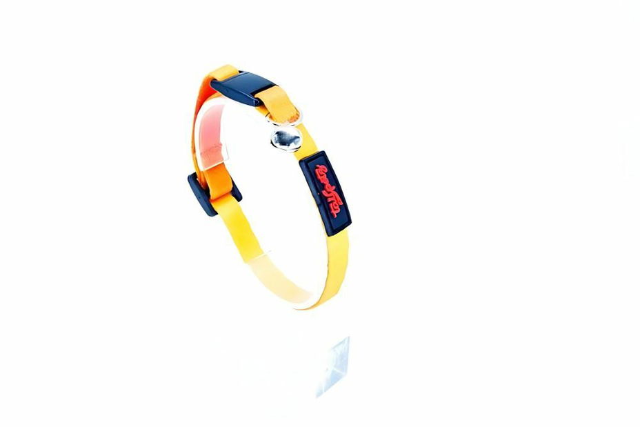 Obojek pro kočky Bubby (lososová + ořech)