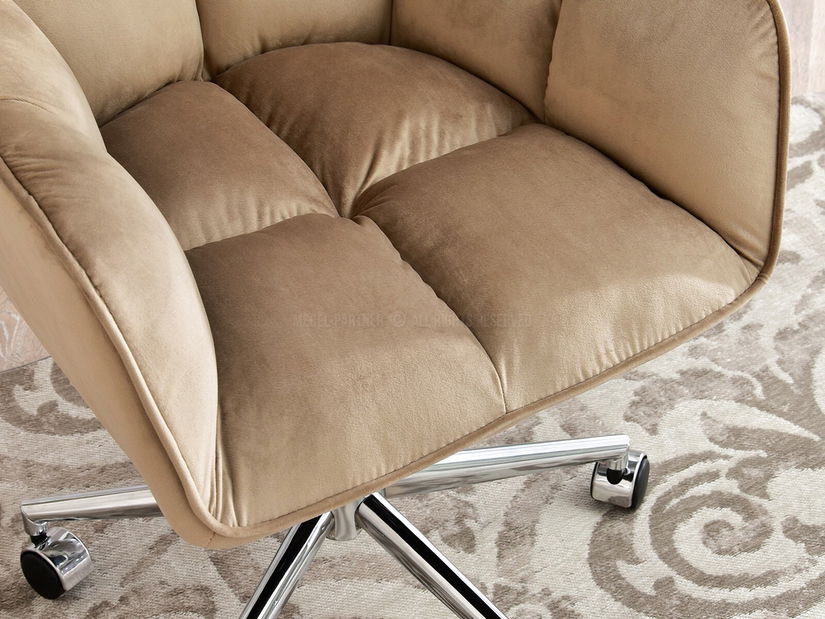 Křeslo Island (béžová + chromová)