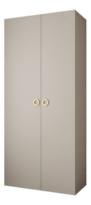Šatní skříň 110 cm Carmela 50-1 (kašmír + zlatá)