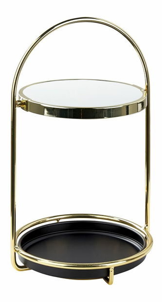 Kosmetické zrcadlo Indza (zlatá)