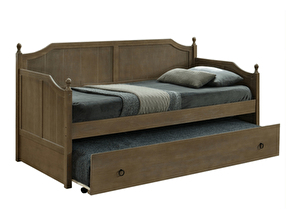 Jednolůžková postel s přistýlkou ​​90 cm Byrma (dub antický) (bez matrace)