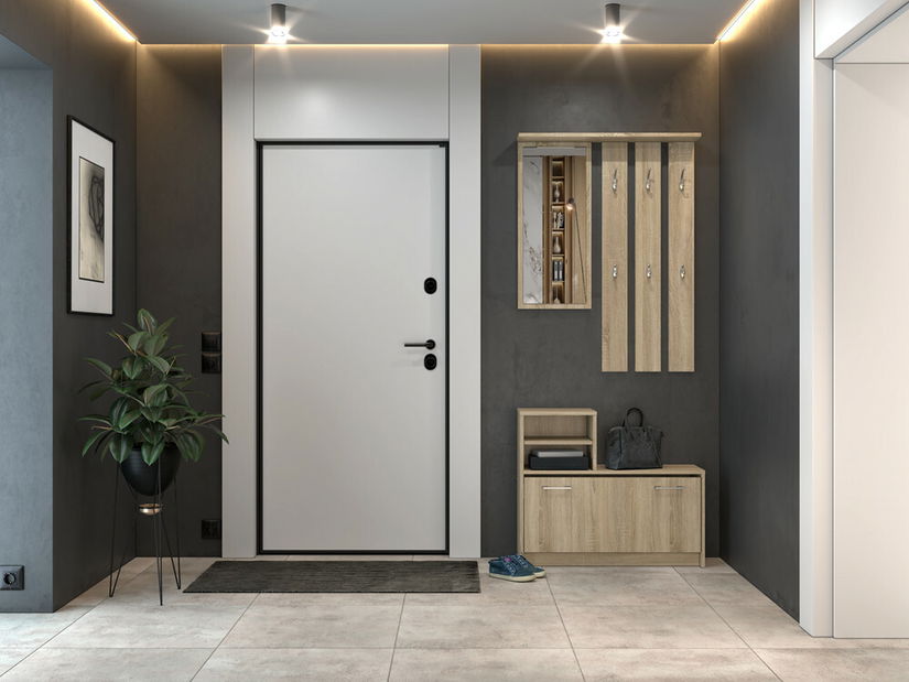 Předsíňová sestava Vayan 1 (dub sonoma) (se zrcadlem)