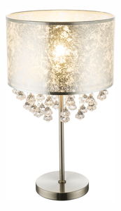 Stolní svítidlo Amy i 15188T3 (klasické) (nikl + stříbrná)