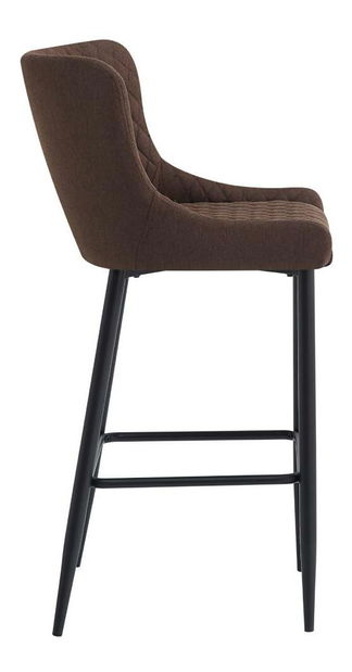 Barová židle Cerveza (hnědá + černá)