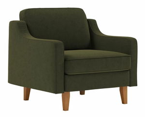 Křeslo Dělají 1 (tmavě šedá + ořech)