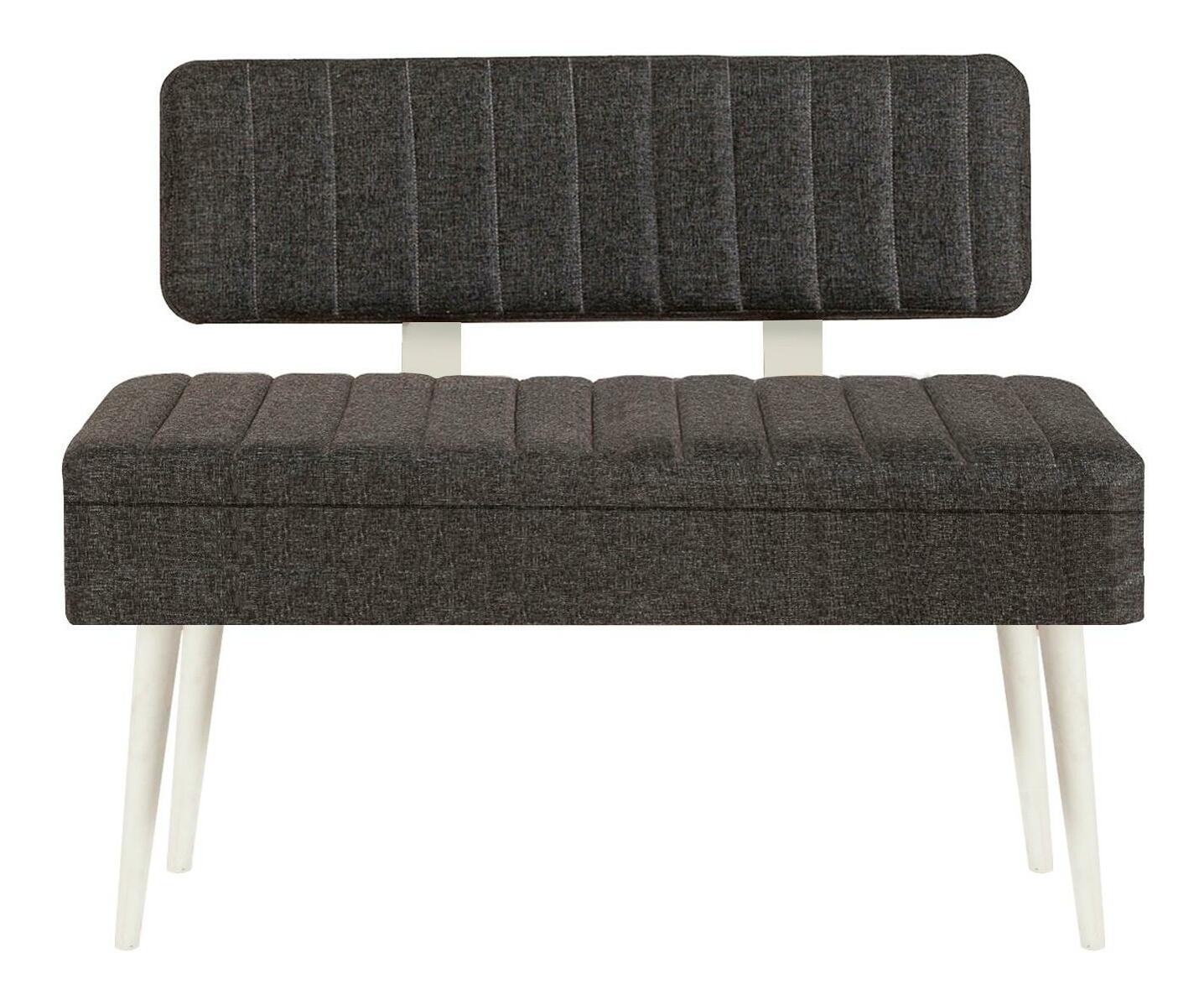 Lavice Vlasta 1 (bílá + antracit) (s úl. prostorem)