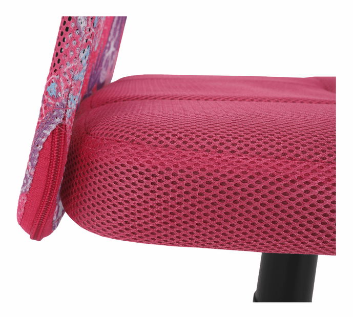 Dětská otočná židle Gofry (růžová)