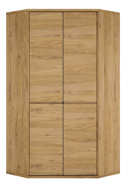 Rohová šatní skříň Sygrin Typ 21 (dub shetland)