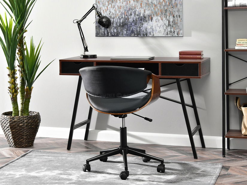 Židle Rapido (ořech tmavý + černá)