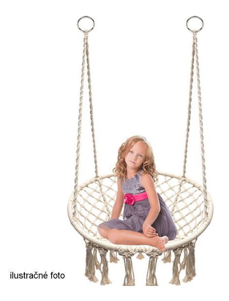 Závěsné houpací křeslo Amarea (bílá)