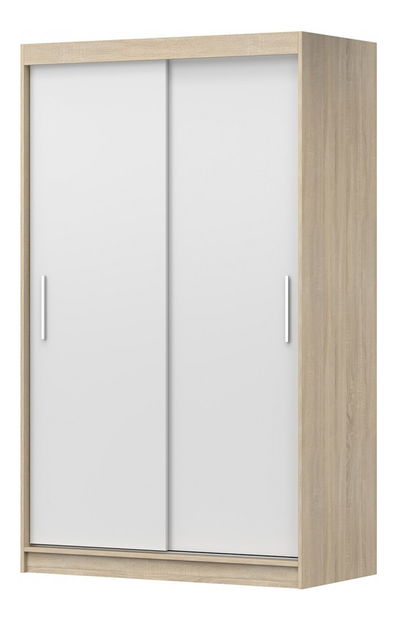 Šatní skříň Nestor 04 (dub sonoma + bílá)