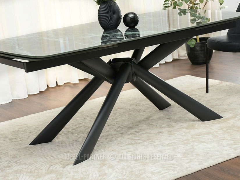 Jídelní stůl Deportaron (zelená + černá)