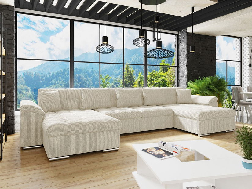 Rohová sedačka U Wicenzota (krémová)