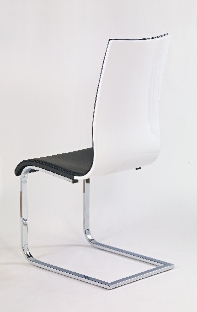 Jídelní židle 4 ks Killa (černá + bílá) *bazar