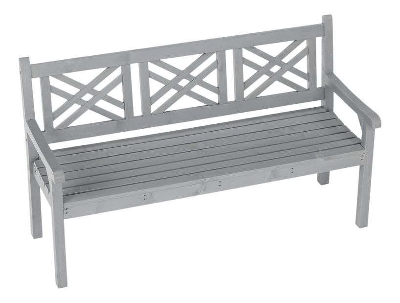 Zahradní lavička Finbona (šedá)