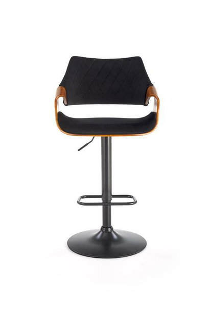 Barová židle Honduras (černá + ořech)