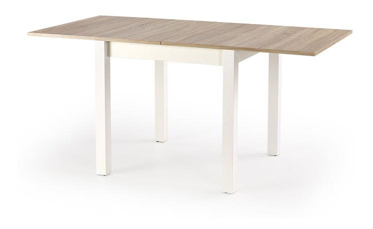 Jídelní stůl Deedee (dub sonoma + bílá) (pro 4 až 6 osob)