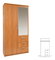 Šatní skříň Pembury 100/60 (se zrcadlem)
