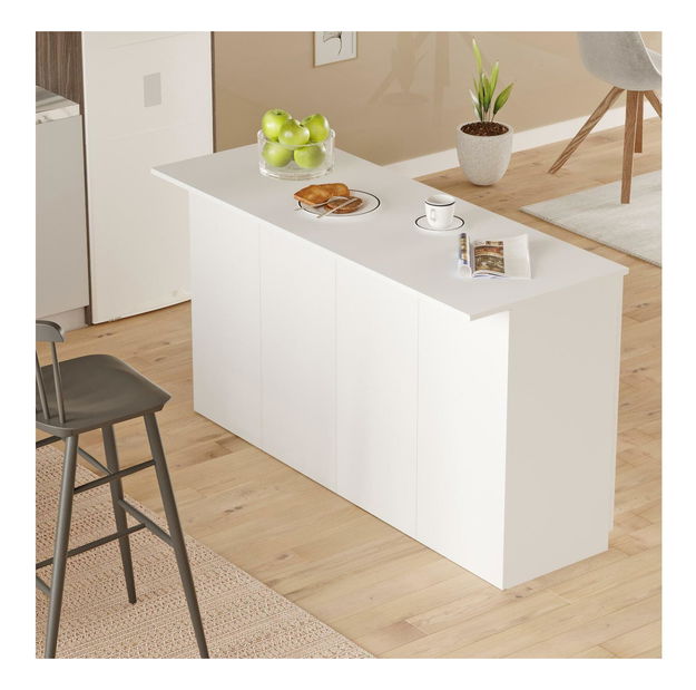 Barový stůl Orlandia 1 (pro 2 osoby) (bílá)