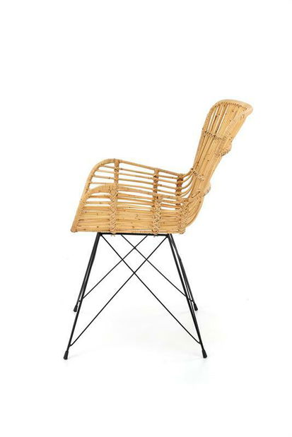 Jídelní židle Kari (přírodní + černá)