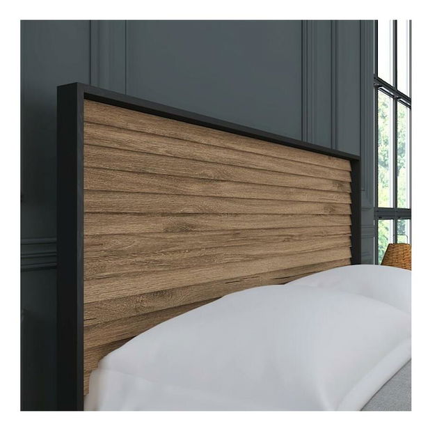 Manželská postel Franc 69 (ořech)