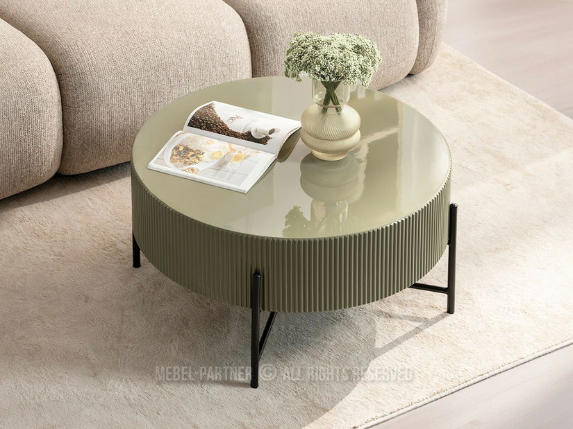 Konferenční stolek Número (zelená + černá)