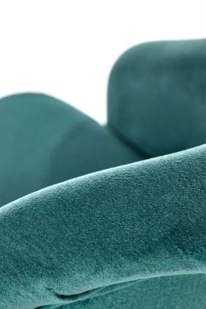 Jídelní židle Tumble (smaragdová + dub medový)