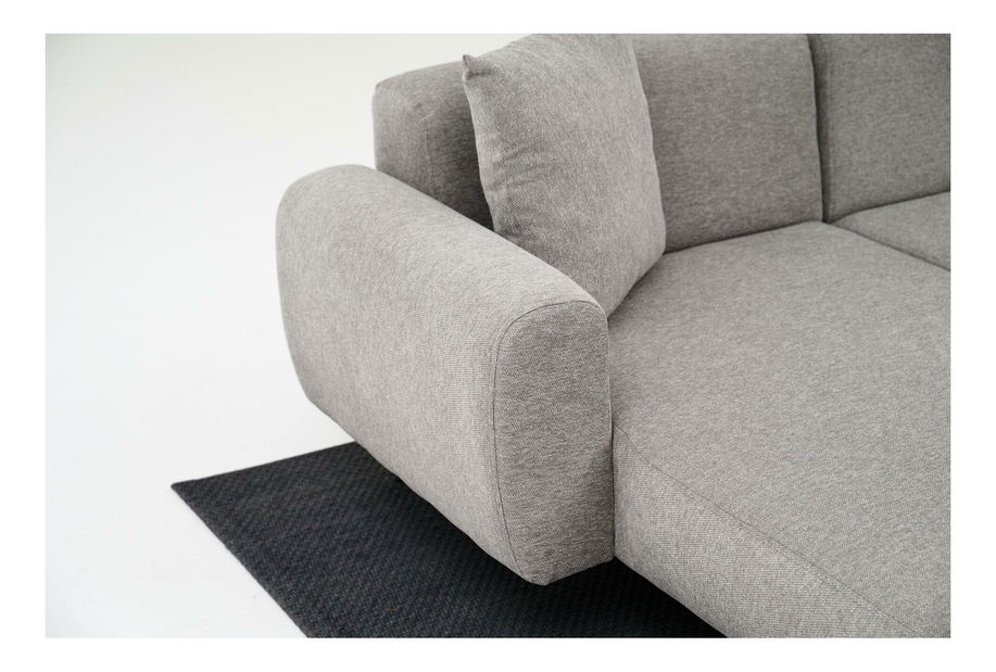 Rohová sedací souprava Slider (L) (světle šedá)