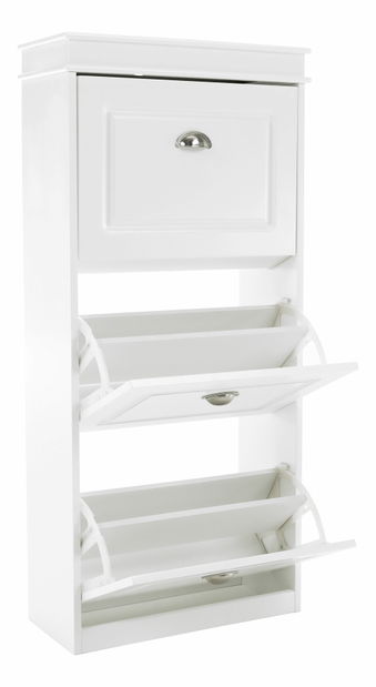 Botník 3-řadový Slebera typ 2 (bílá)