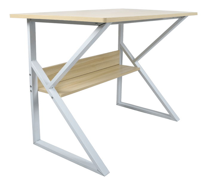 Psací stolek Torcor 80 (dub přírodní + bílá)