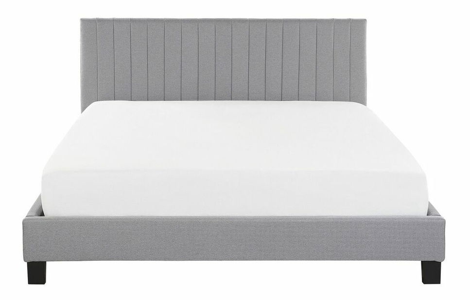 Manželská postel 180 cm PARASO (světle šedá) (s roštem)