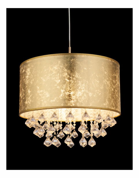 Závěsné svítidlo Amy 15187H3 (klasické) (nikl + zlatá)