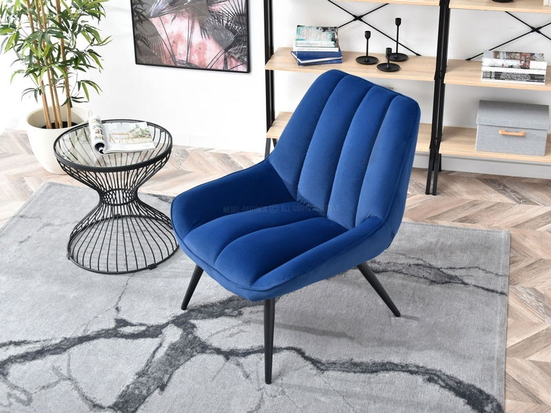 Křeslo Zolta (námořnická + černá)