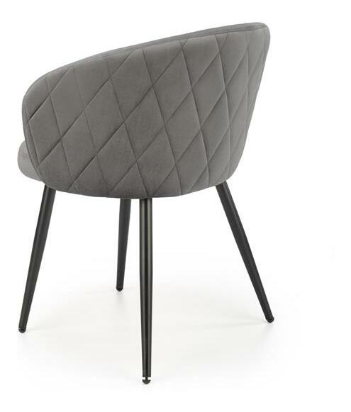 Jídelní židle Kieth (šedá)