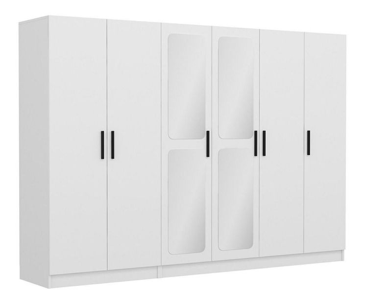 Šatní skříň Kalia 3817 (bílá)
