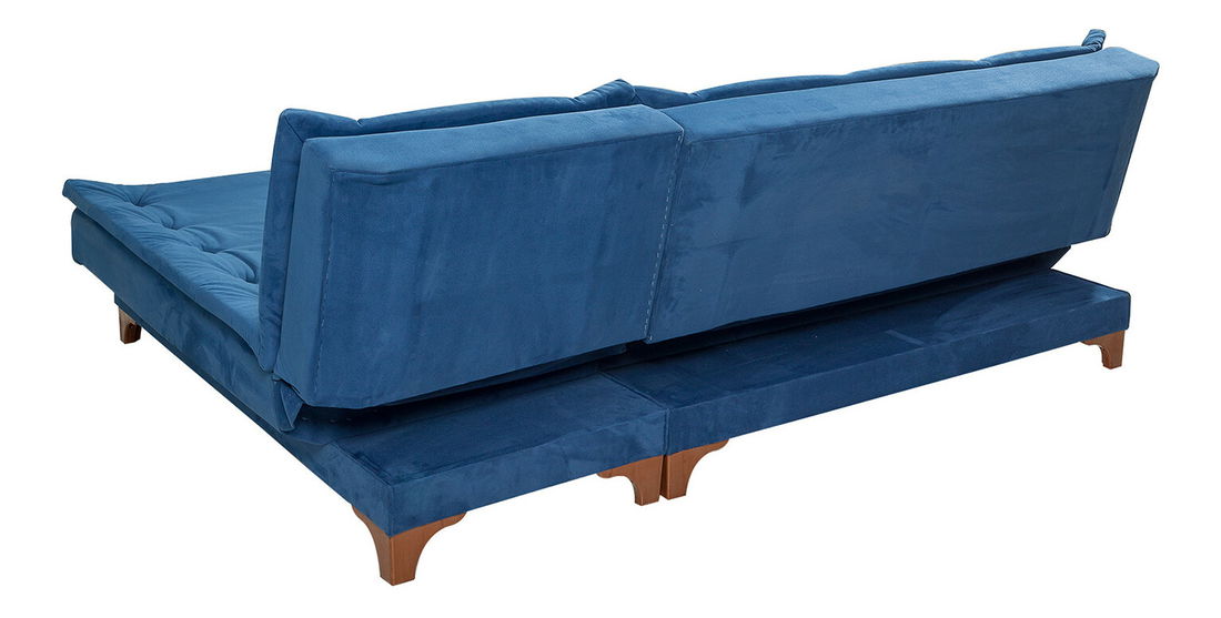 Rohová sedačka Klaudi C (P) (Tmavá modrá)