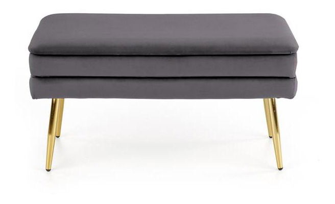 Taburetka Velen (šedá + zlatá)