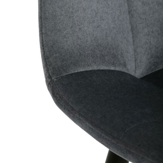 Barová židle Asegurando (tmavě šedá)