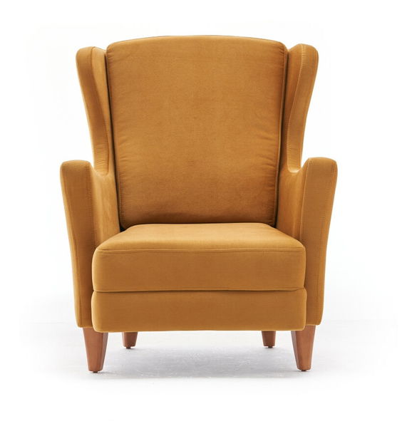 Křeslo Ušák Lusitania 1 (zlatá)