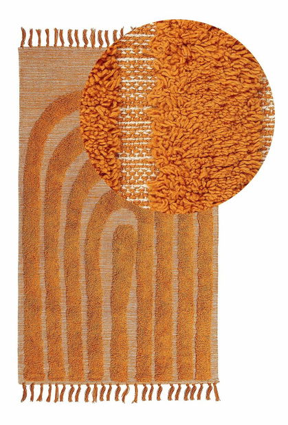 Koberec 80 x 150 cm Hakka (oranžová)