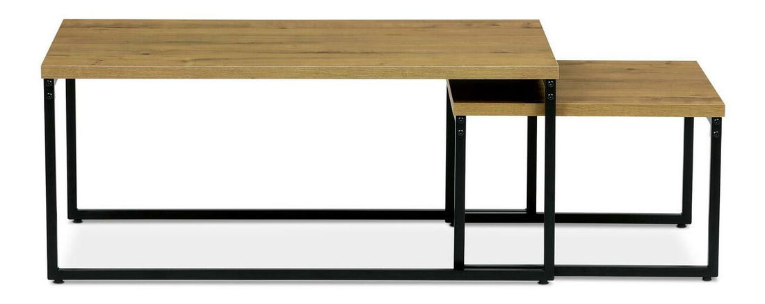 Set 2 konferenčních stolků Canguros (dub divoký)