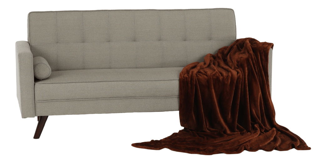 Rozkládací pohovka Orgus (šedohnědá)