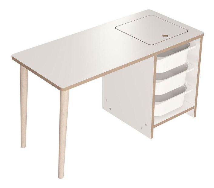 Dětský stolek se židlí Sonka 1 (bílá)