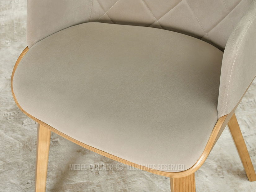 Židle Sorien K (béžová + dub)